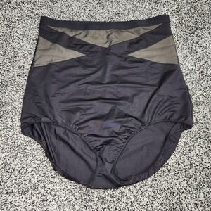 Cacique Ultra High-Waist Brief Women Sz 26/28,Black Sexy Slimming Tummy Control